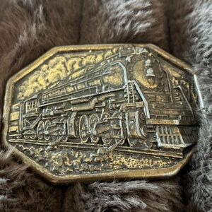 1985 Vintage Avon Locomotive Belt Buckle
